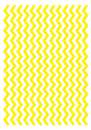 Printed Wafer Paper - Chevron Yellow